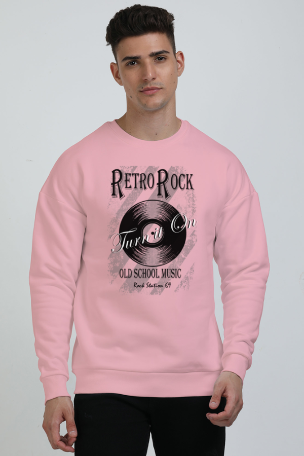Street Style - Retro Rock - Unisex Heavyweight Oversized Sweatshirt - Image 2
