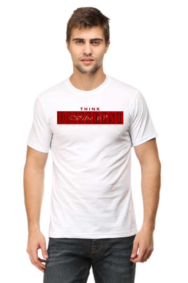Round Neck T-Shirt - Think Different - Image 9