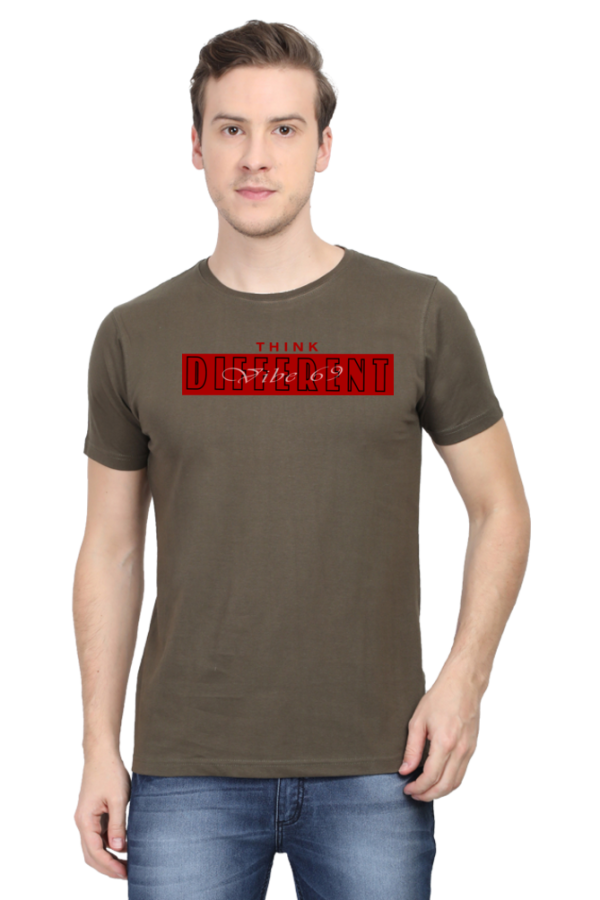 Round Neck T-Shirt - Think Different - Image 10