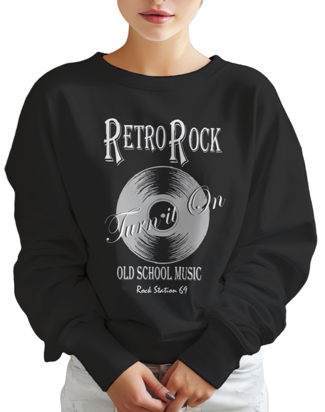 Street Style - Retro Rock - Unisex Heavyweight Oversized Sweatshirt - Image 7