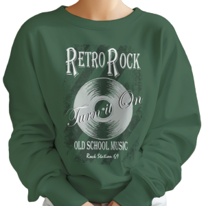 Street Style - Retro Rock - Unisex Heavyweight Oversized Sweatshirt