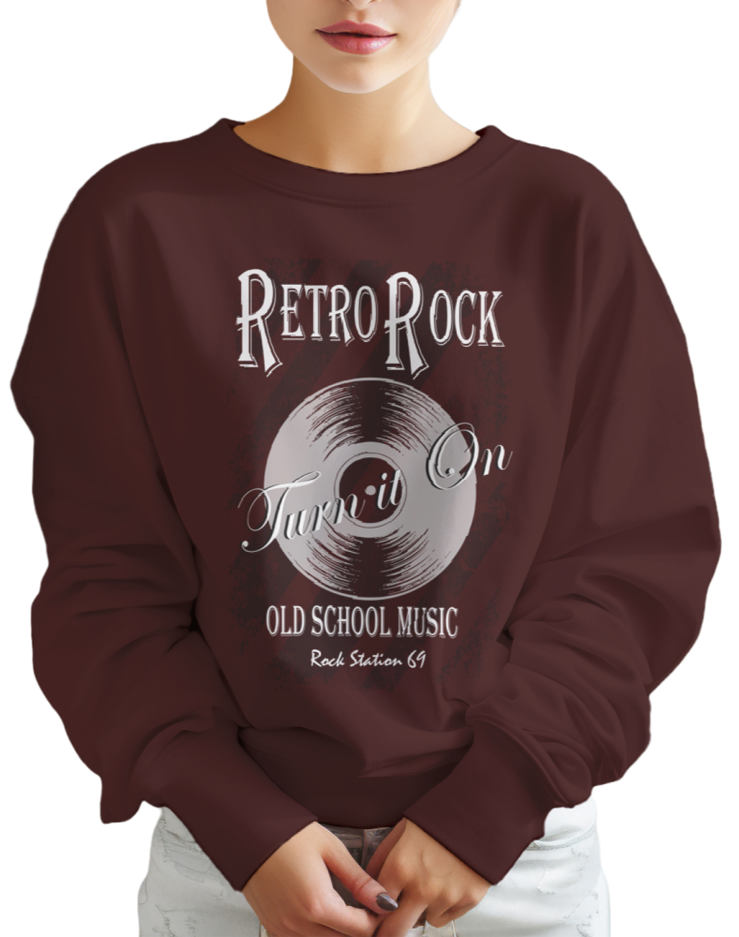 Street Style - Retro Rock - Unisex Heavyweight Oversized Sweatshirt - Image 5