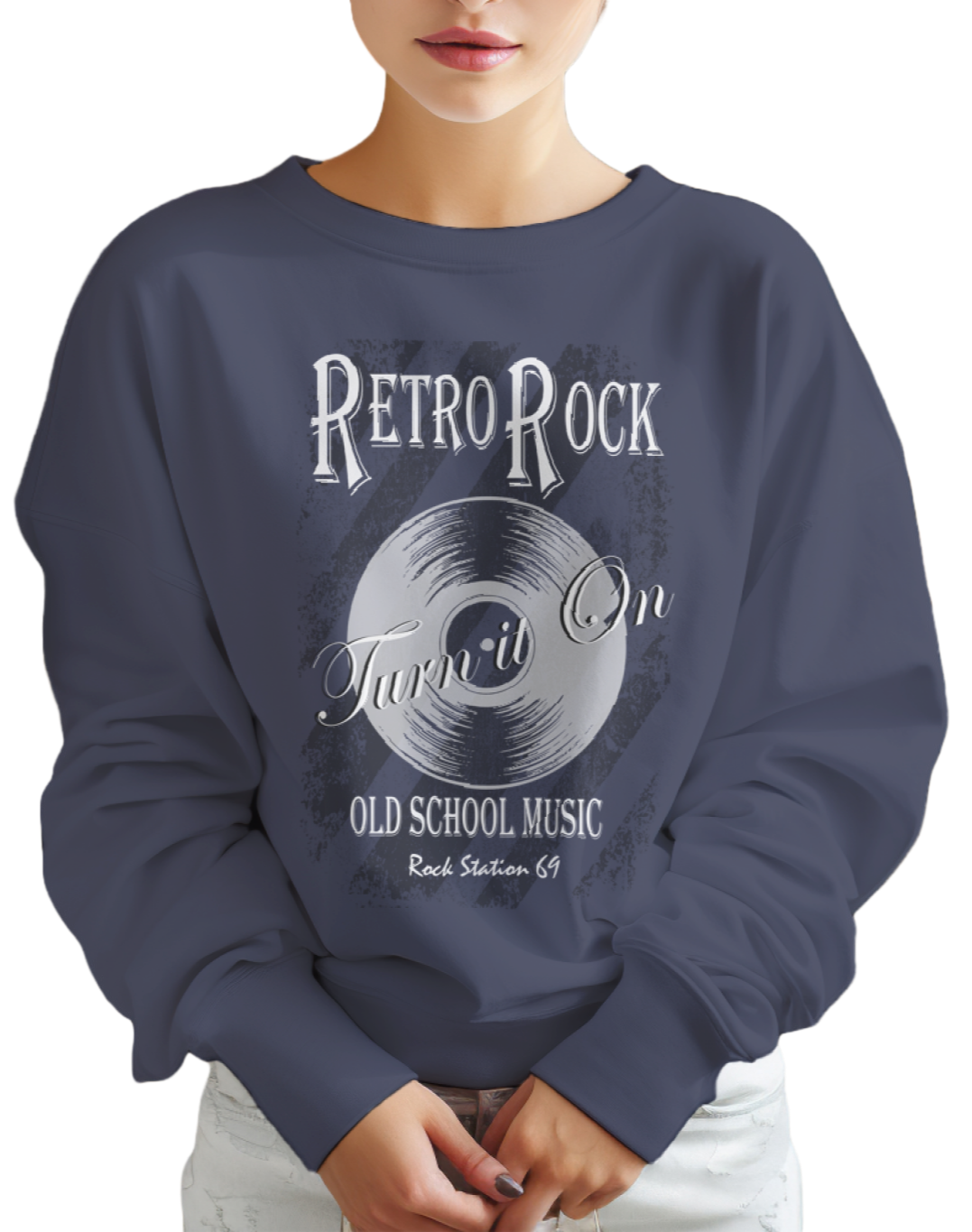 Street Style - Retro Rock - Unisex Heavyweight Oversized Sweatshirt - Image 3