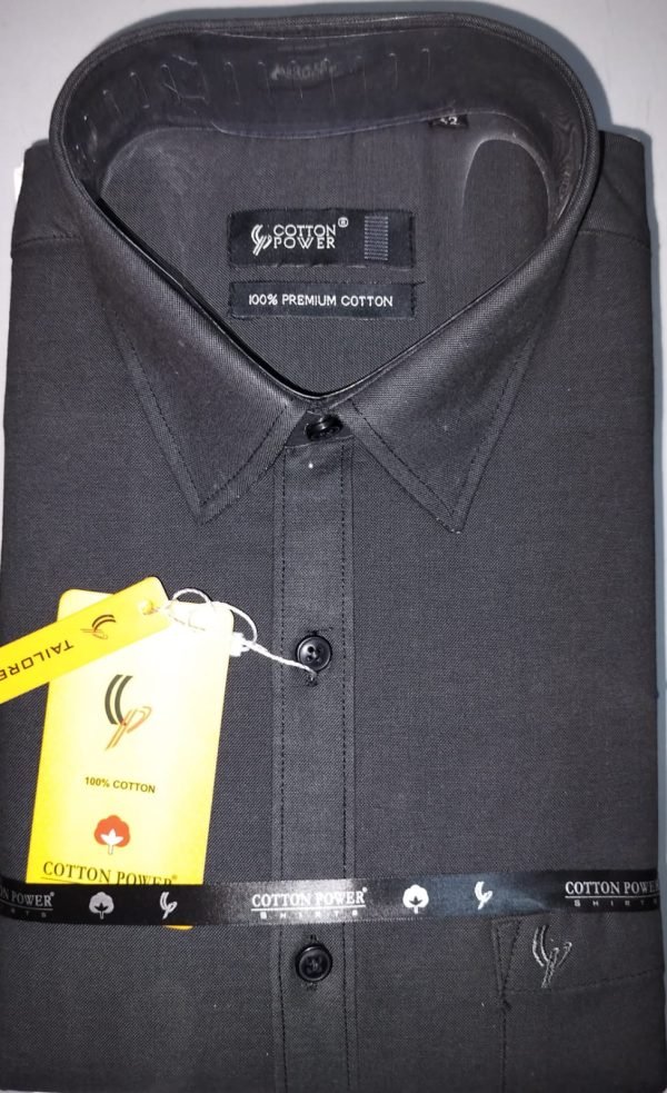 Cotton Power - Men's Premium 100% Cotton Dress Shirt - Image 19