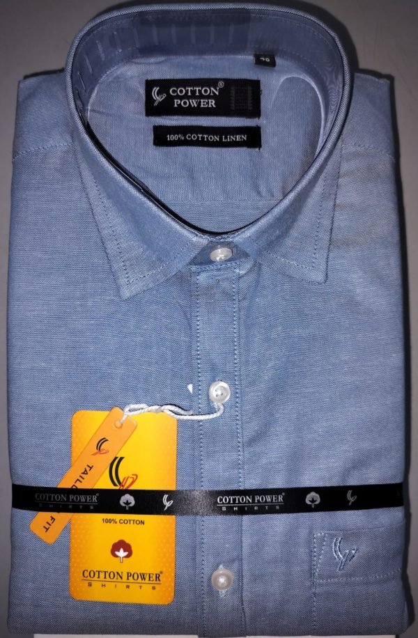 Cotton Power - Men's Premium 100% Cotton Dress Shirt - Image 18