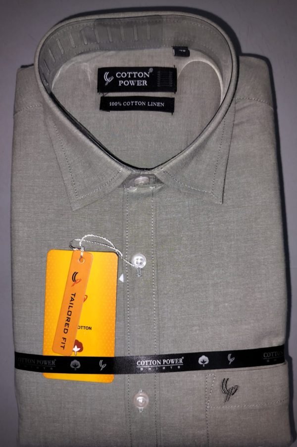 Cotton Power - Men's Premium 100% Cotton Dress Shirt - Image 17