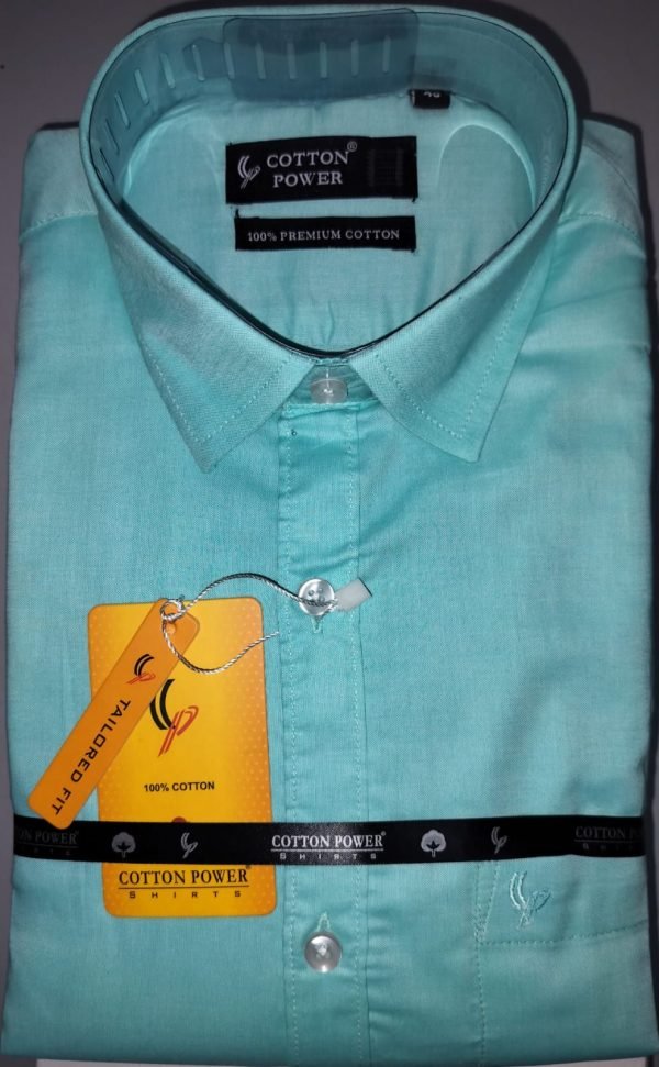 Cotton Power - Men's Premium 100% Cotton Dress Shirt - Image 15
