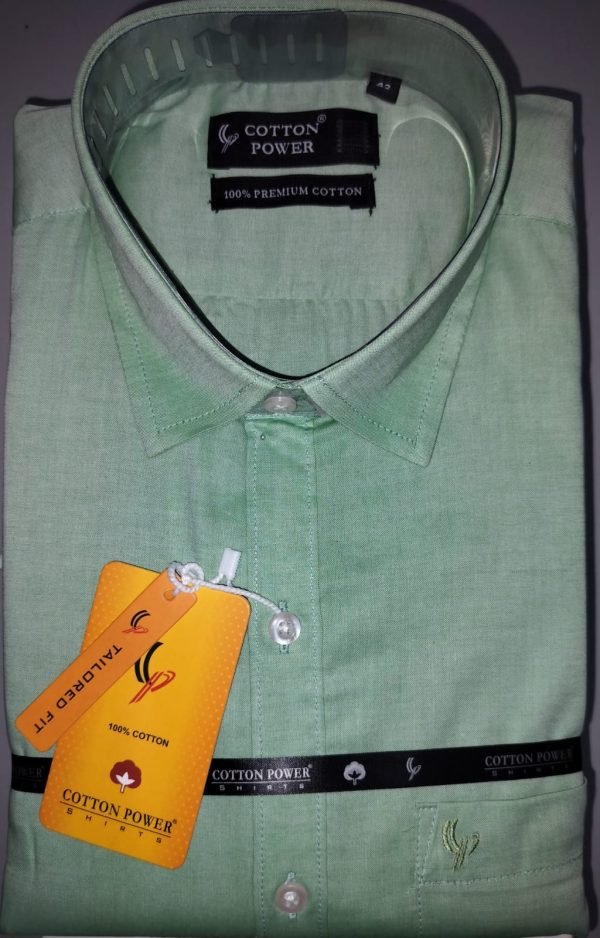 Cotton Power - Men's Premium 100% Cotton Dress Shirt - Image 13