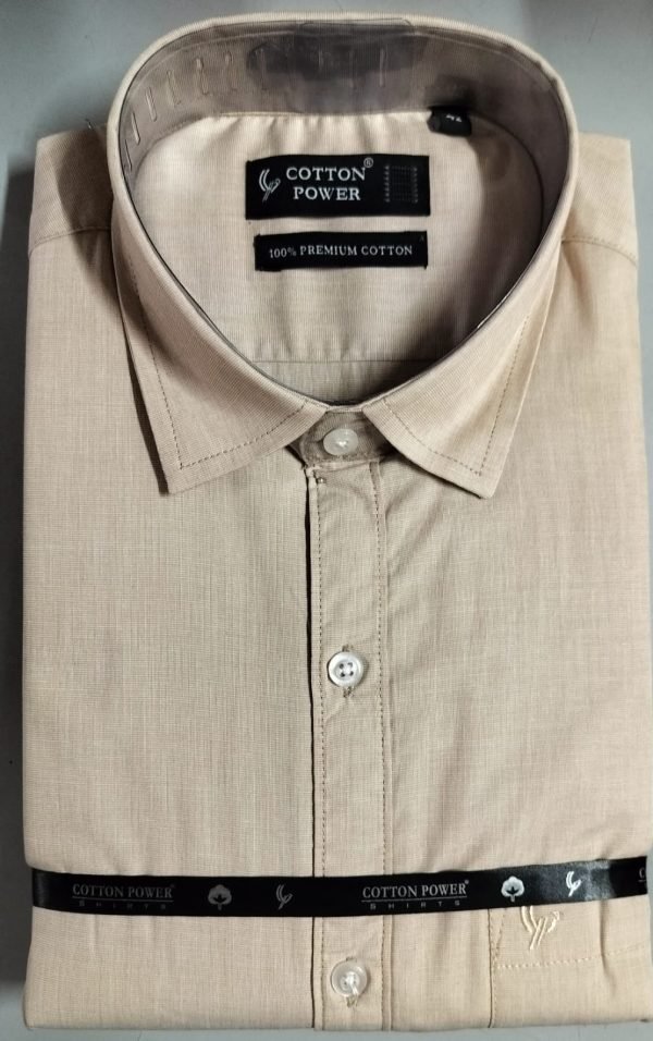 Cotton Power - Men's Premium Cotton-Linen Formal Shirt - Image 14