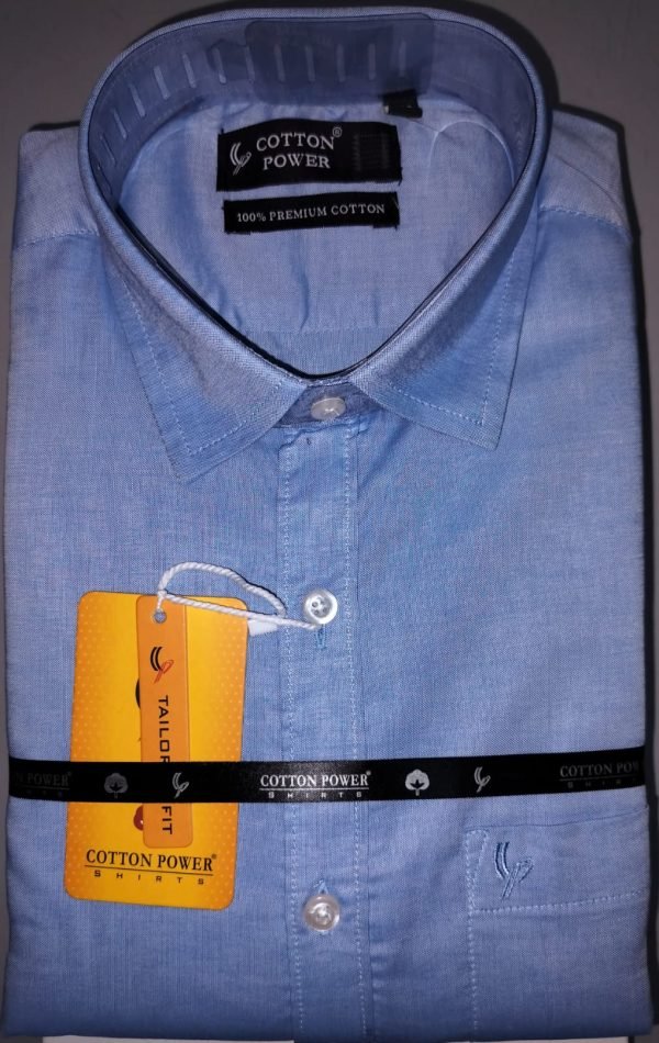Cotton Power - Men's Premium 100% Cotton Dress Shirt - Image 10