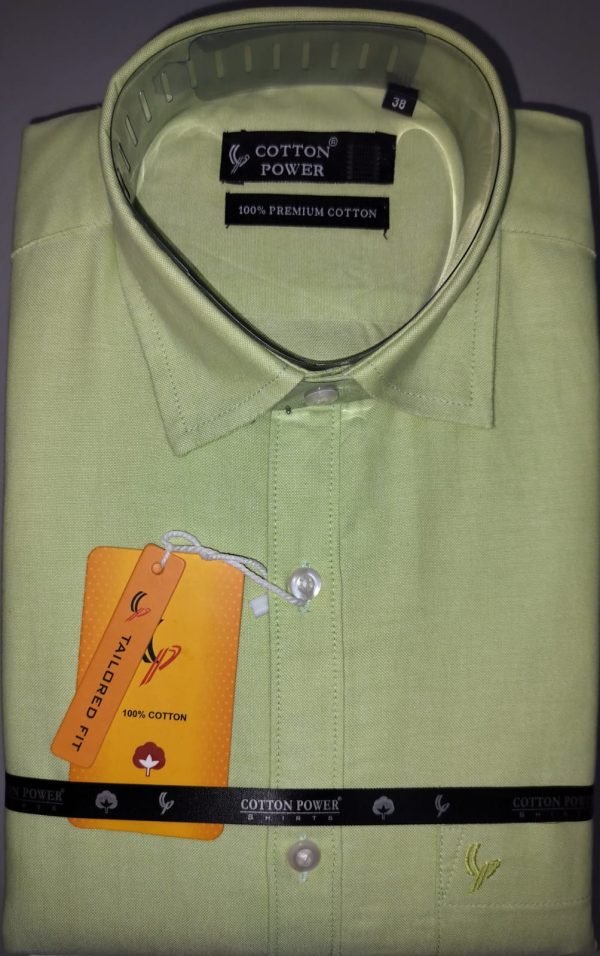 Cotton Power - Men's Premium 100% Cotton Dress Shirt - Image 9