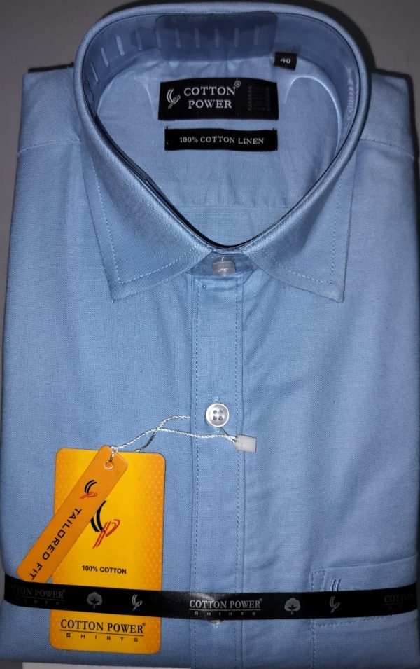 Cotton Power - Men's Premium 100% Cotton Dress Shirt - Image 5