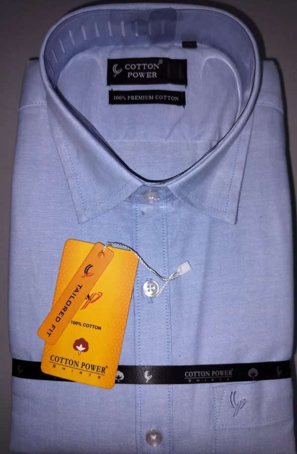 Cotton Power - Men's Premium 100% Cotton Dress Shirt - Image 2