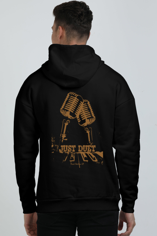 Rock Station 69 - Just Duet - Unisex Oversized Hoodie - Image 6