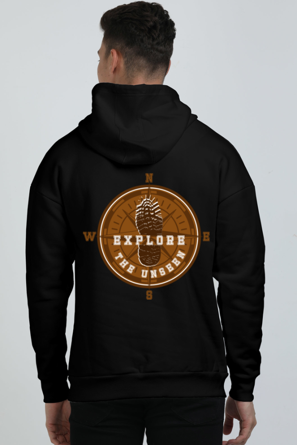 Wanderlust 69 - Explore The Unseen - Unisex Oversized Hoodie - Image 14