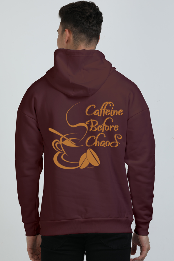 Java 69 - Caffine Before Chaos - Unisex Oversized Hoodie - Image 2