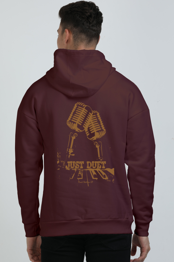 Rock Station 69 - Just Duet - Unisex Oversized Hoodie - Image 3