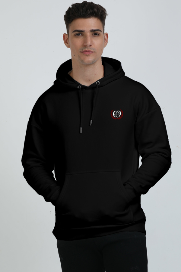 Street Style 69 - Insignia - Unisex Oversized Hoodie-Black - Image 7