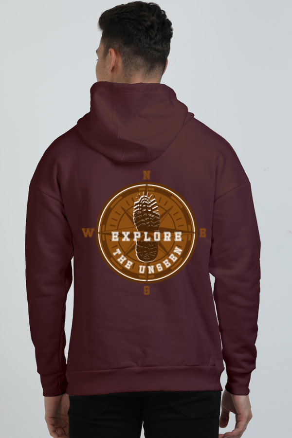 Wanderlust 69 - Explore The Unseen - Unisex Oversized Hoodie - Image 5