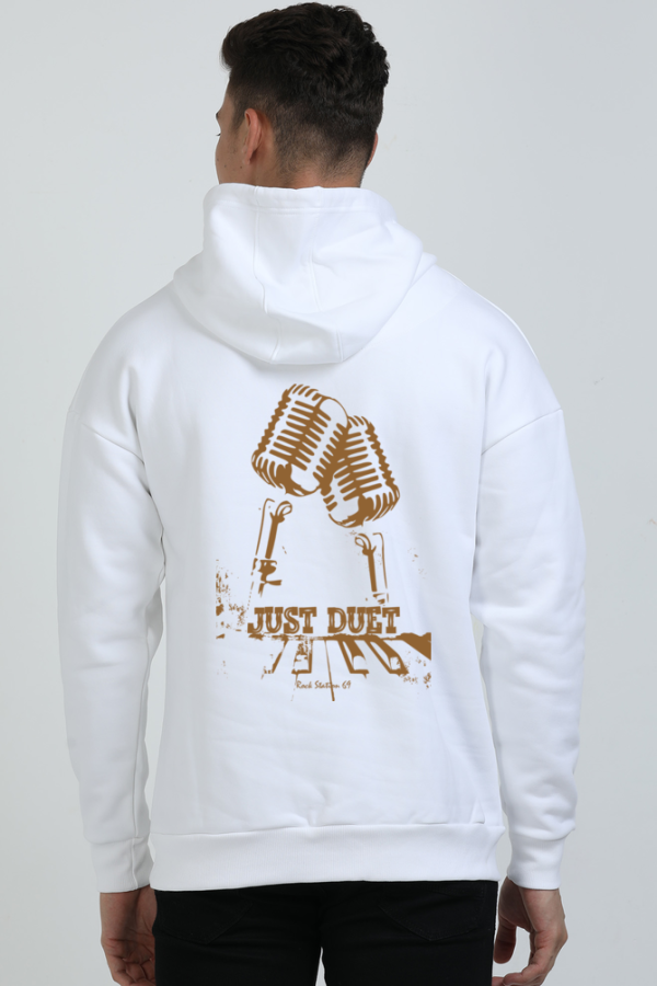 Rock Station 69 - Just Duet - Unisex Oversized Hoodie - Image 7