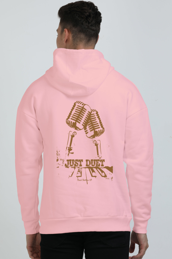 Rock Station 69 - Just Duet - Unisex Oversized Hoodie - Image 2