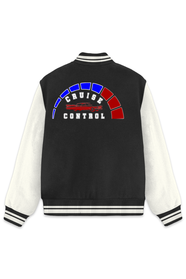 Vintage 69 - Cruise Control - Unisex Varsity Jacket - Image 3