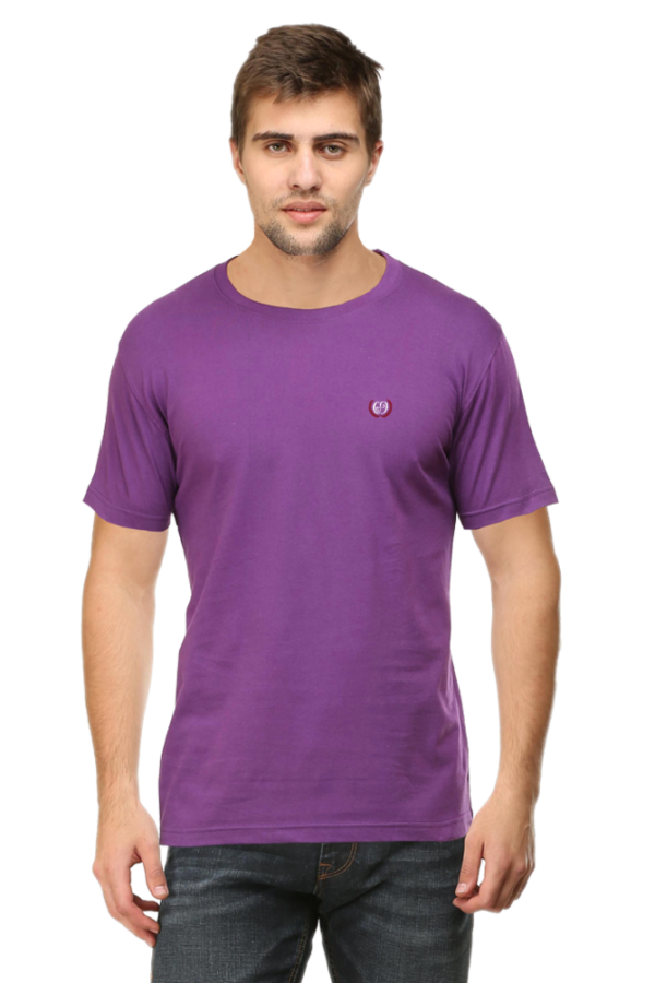Round Neck T-Shirt - Insignia - Purple