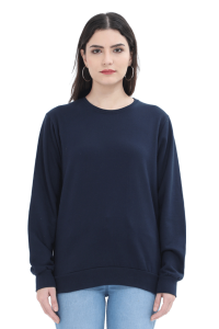 Women-Sweatshirt-Navy-Blue