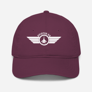 Aviator 69 - Wings - Unisex Baseball Cap - White