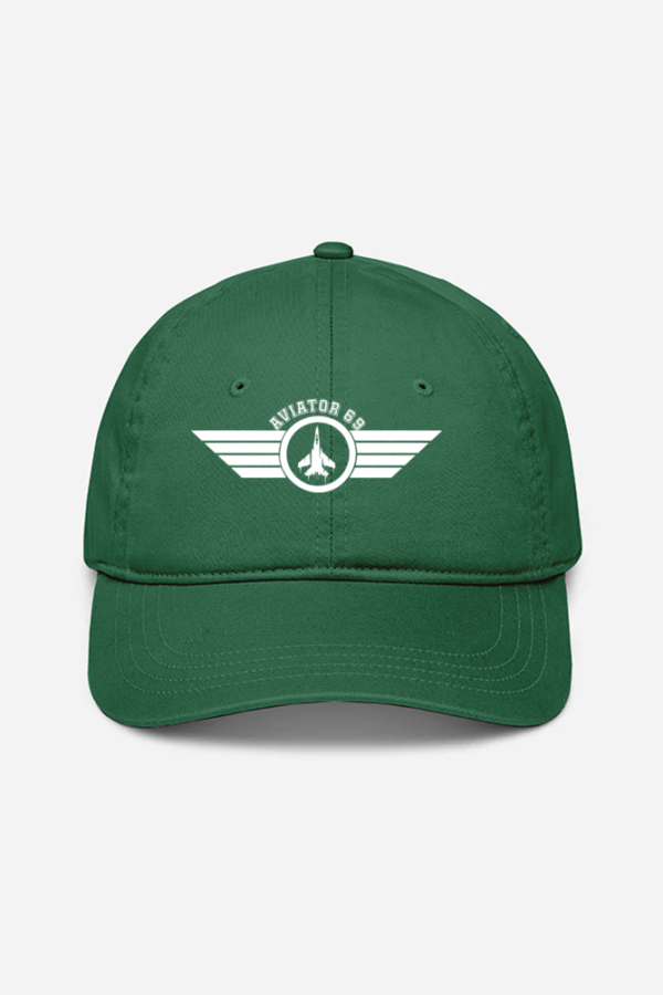 Aviator 69 - Wings - Unisex Baseball Cap - White - Image 2