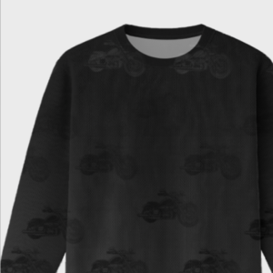 Bike Rider Sweatshirt -Motorcycle - Charcoal