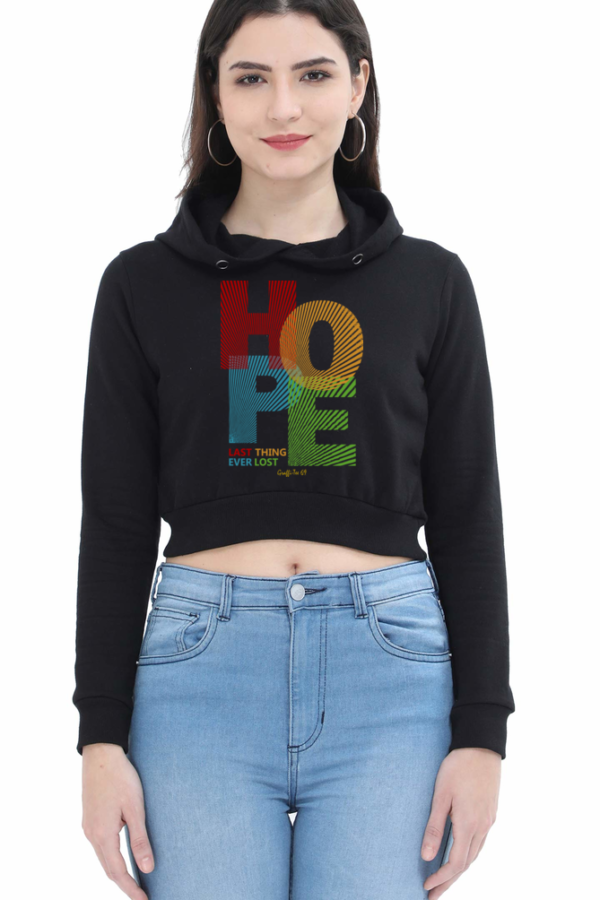 Cropped Hoodie - Hope - Image 3