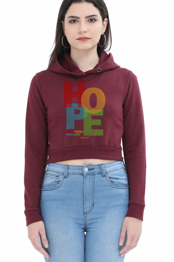 Cropped Hoodie - Hope - Image 2