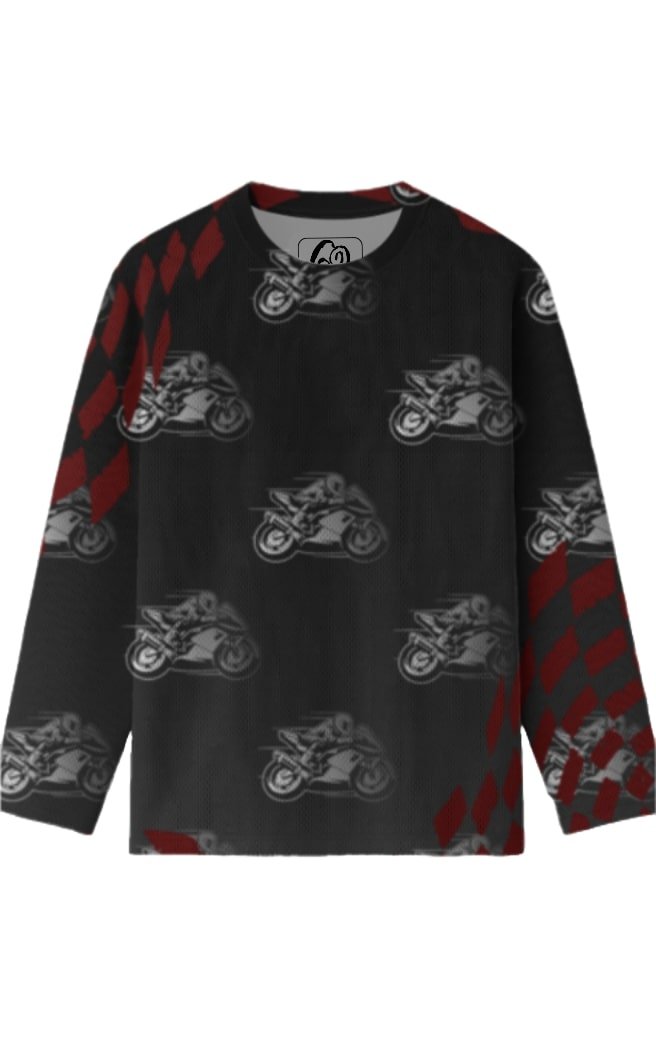 Biker Sweatshirt - Superbike - Charcoal
