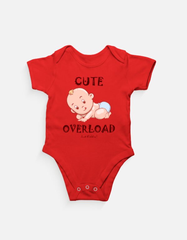 Baby Romper - Cute Overload - Red