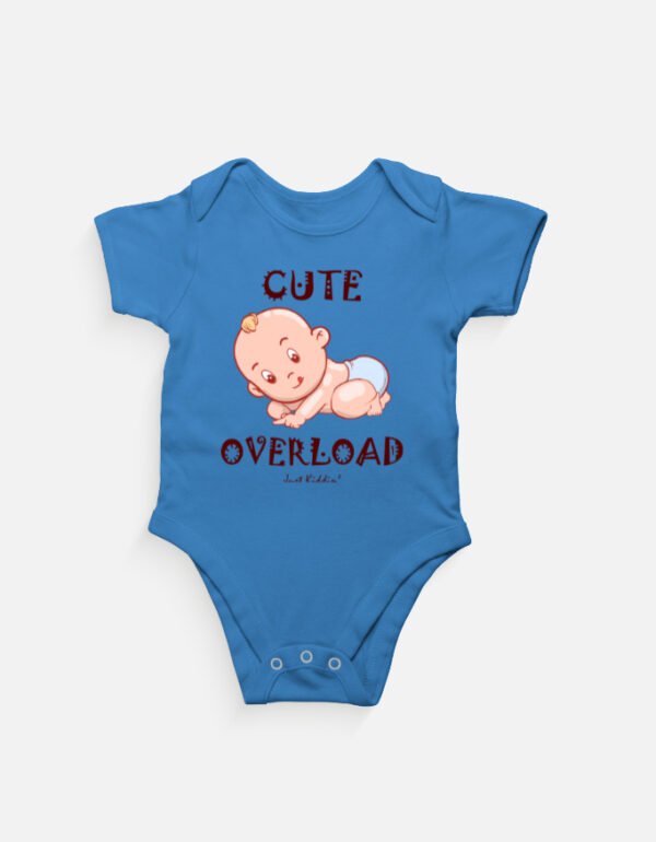 Baby Romper - Cute Overload - Orchid Blue