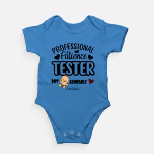 Baby Rompers - Patience Testers - Orchid Blue