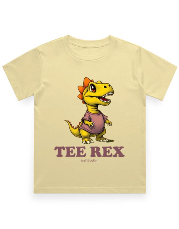 Kids T-Shirt - Tee Rex - Beige