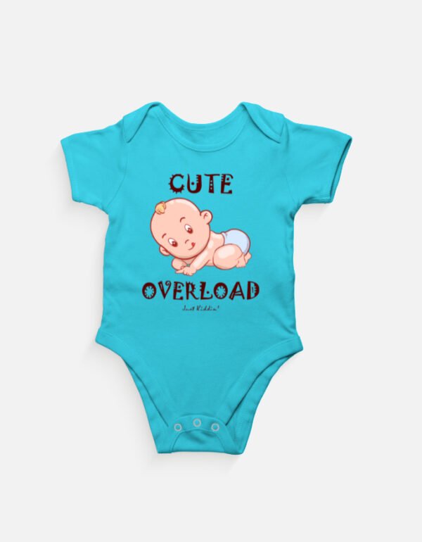 Baby Romper - Cute Overload - Sky Blue