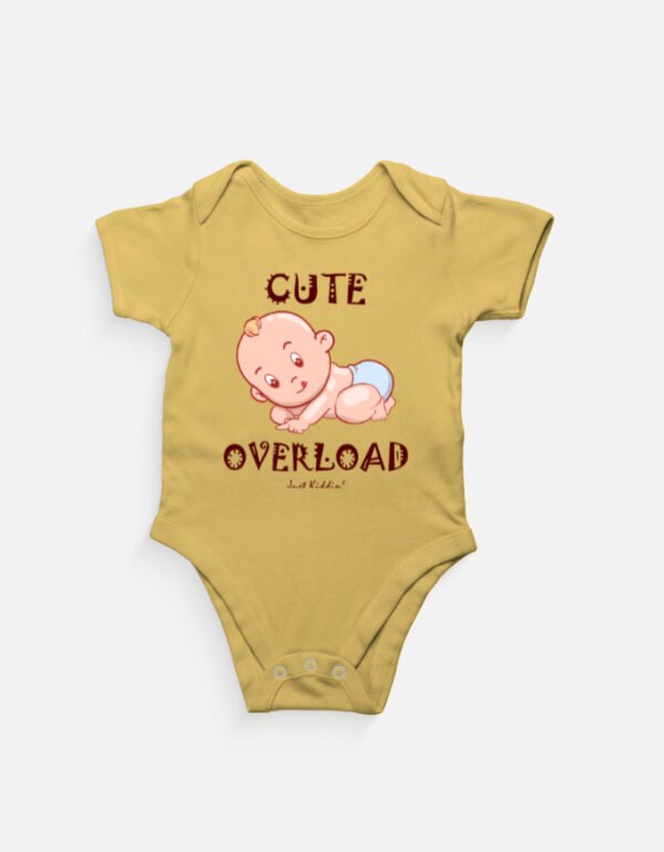 Baby Romper - Cute Overload - Yellow