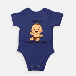 Baby Romper - Baby Life - Royal Blue
