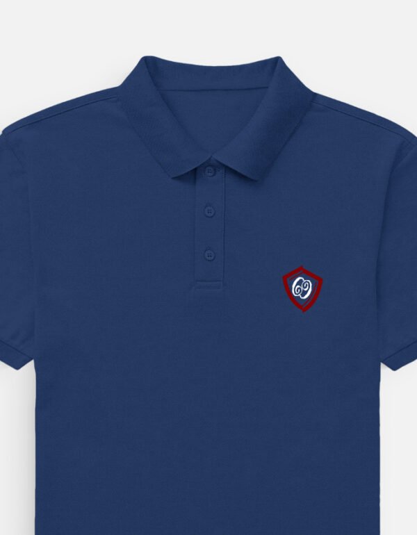 Polo T-Shirt - Motif - Royal Blue
