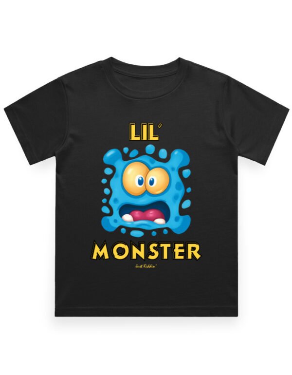 Kids T-Shirt - Lil Monster - Black