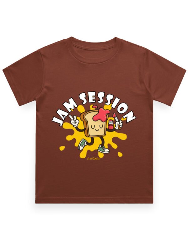 Kids T-Shirt - Jam Session - Brick Red