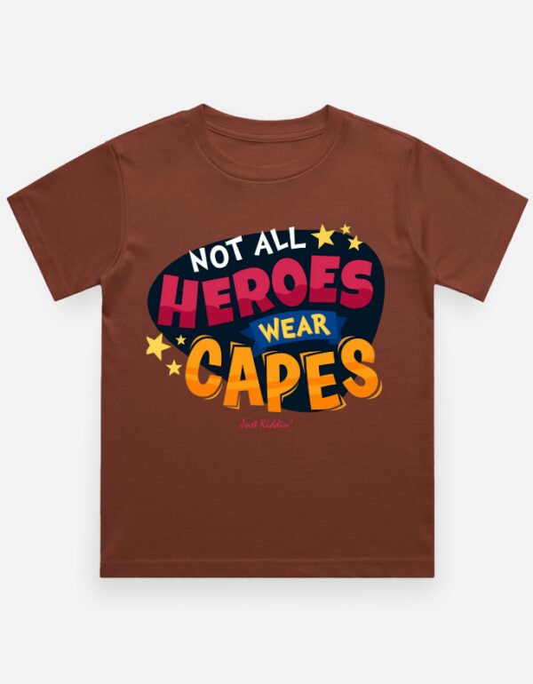 Kids T-Shirt - Hero - Brick Red