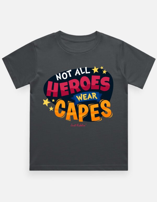 Kids T-Shirt - Hero - Steel Grey