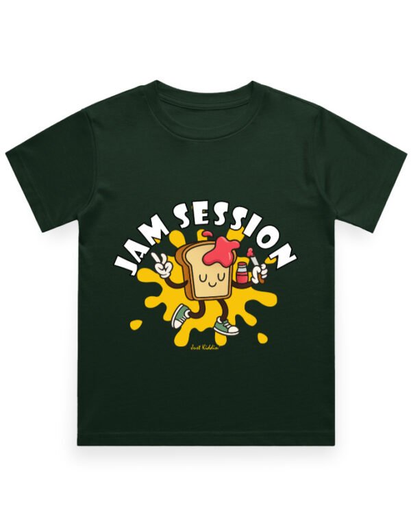 Kids T-Shirt - Jam Session - Bottle Green