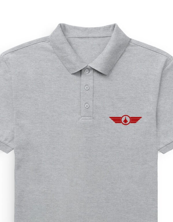 Polo T-Shirt - Aviator 69 - Grey Melange