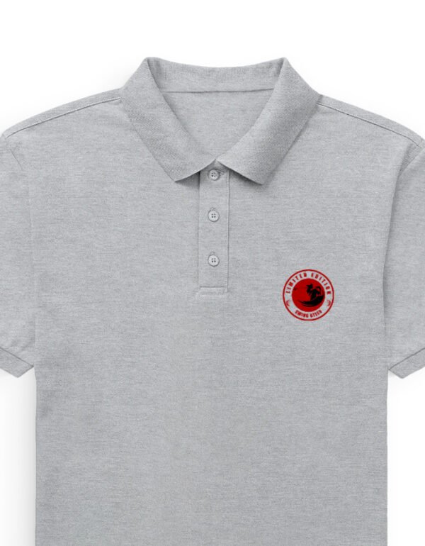 Polo T-shirt - Limited Edition Golf - Grey Melange