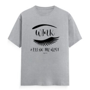 Round Neck T-Shirt - Wink - Grey Melange
